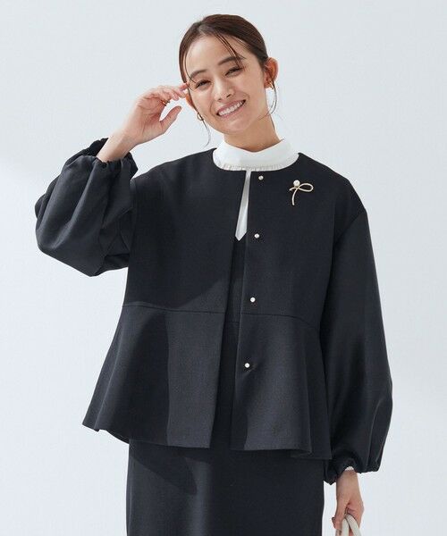 green label relaxing / グリーンレーベル リラクシング ノーカラージャケット | ［size SHORTあり］フルリー フォルム ジャケット | 詳細29