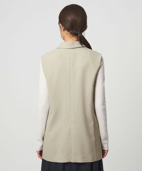 green label relaxing / グリーンレーベル リラクシング ベスト | Greed グリード メランジ テーラード ジレ ウォッシャブル ストレッチ | 詳細18