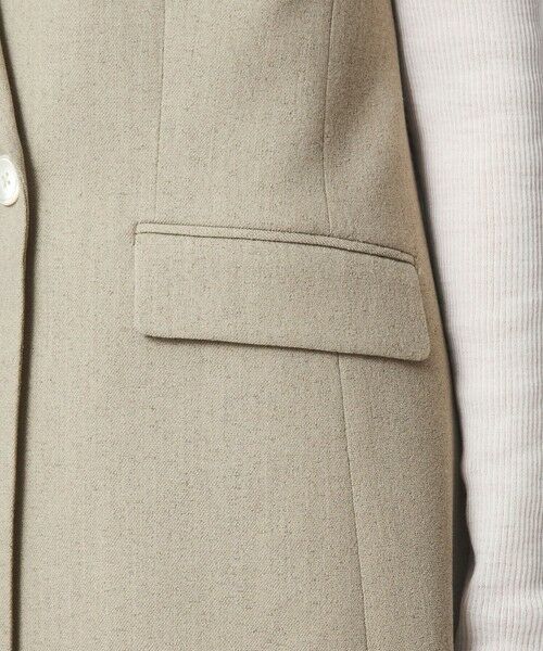 green label relaxing / グリーンレーベル リラクシング ベスト | Greed グリード メランジ テーラード ジレ ウォッシャブル ストレッチ | 詳細22