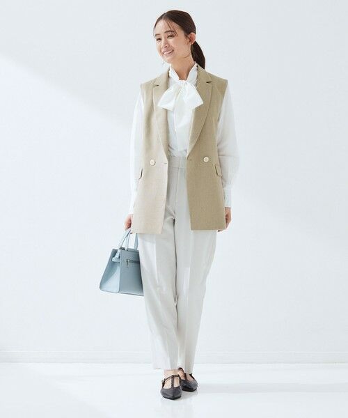 green label relaxing / グリーンレーベル リラクシング ベスト | Greed グリード メランジ テーラード ジレ ウォッシャブル ストレッチ | 詳細8