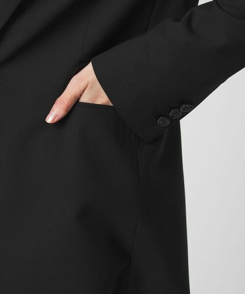 green label relaxing / グリーンレーベル リラクシング テーラードジャケット | ［size SHORTあり］カチリラ シングル テーラード ジャケット ブラック | 詳細10