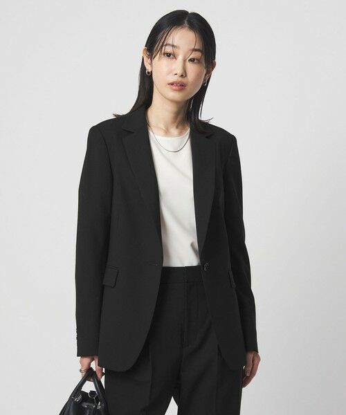 green label relaxing / グリーンレーベル リラクシング テーラードジャケット | ［size SHORTあり］カチリラ シングル テーラード ジャケット ブラック | 詳細2