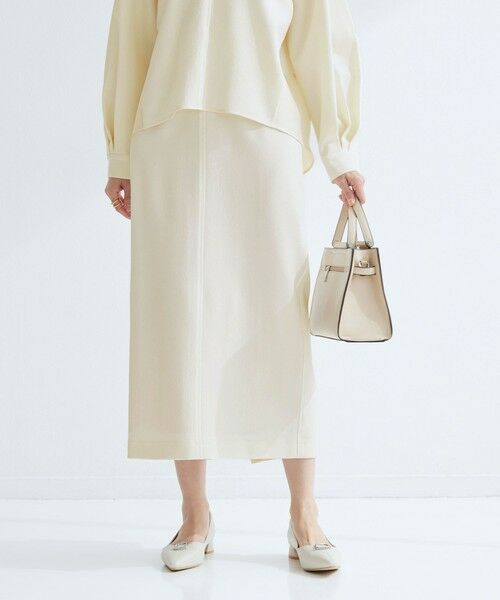 green label relaxing / グリーンレーベル リラクシング ロング・マキシ丈スカート | ［size SHORTあり］フルリー タイト スカート | 詳細3