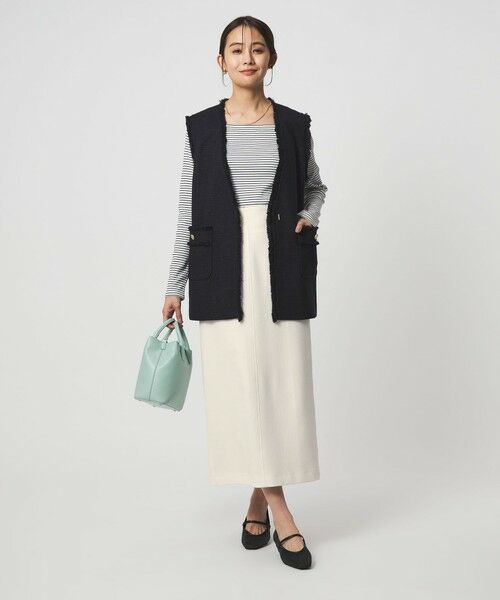 green label relaxing / グリーンレーベル リラクシング ロング・マキシ丈スカート | ［size SHORTあり］fleurie(フルリー) タイト スカート | 詳細8