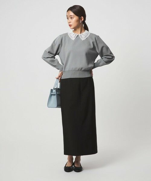 green label relaxing / グリーンレーベル リラクシング ロング・マキシ丈スカート | ［size SHORTあり］フルリー タイト スカート | 詳細10