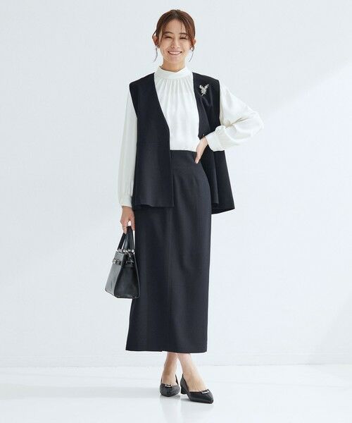 green label relaxing / グリーンレーベル リラクシング ロング・マキシ丈スカート | ［size SHORTあり］フルリー タイト スカート | 詳細27