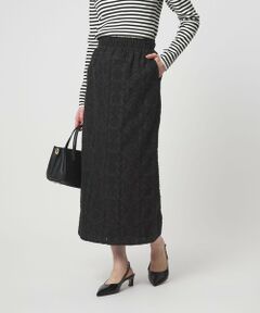 green label relaxing / グリーンレーベル リラクシング ロング・マキシ丈スカート | カットジャガード タイト スカート