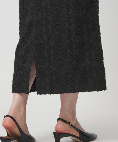 green label relaxing / グリーンレーベル リラクシング ロング・マキシ丈スカート | カットジャガード タイト スカート | 詳細16