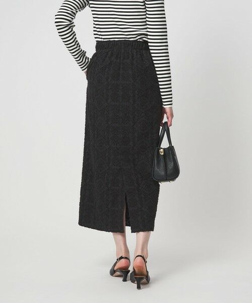 green label relaxing / グリーンレーベル リラクシング ロング・マキシ丈スカート | カットジャガード タイト スカート | 詳細8