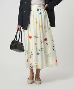 green label relaxing / グリーンレーベル リラクシング ロング・マキシ丈スカート | ［size SHORTあり］エアリーギャザー スカート