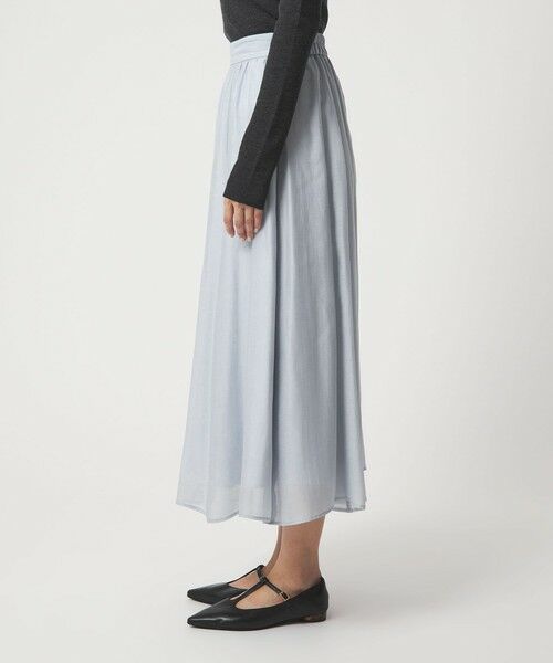 green label relaxing / グリーンレーベル リラクシング ロング・マキシ丈スカート | ［size SHORTあり］エアリーギャザー スカート | 詳細5