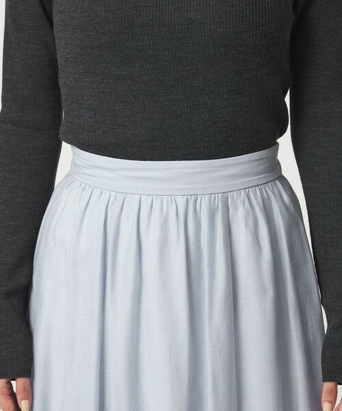 green label relaxing / グリーンレーベル リラクシング ロング・マキシ丈スカート | ［size SHORTあり］エアリーギャザー スカート | 詳細7