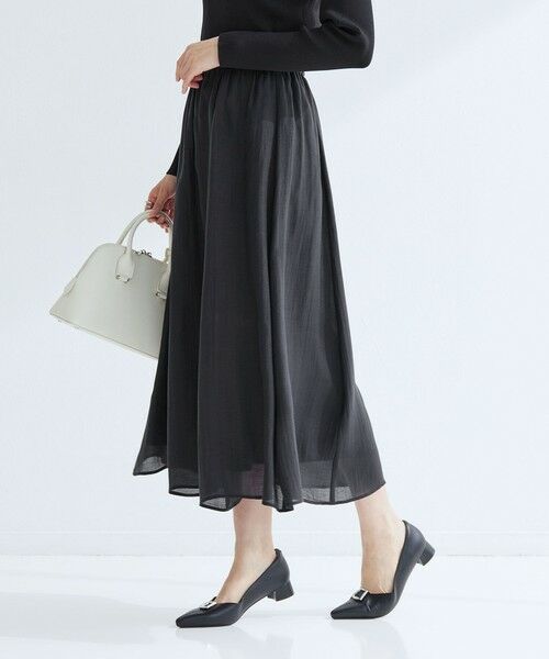 green label relaxing / グリーンレーベル リラクシング ロング・マキシ丈スカート | ［size SHORTあり］エアリーギャザー スカート | 詳細20