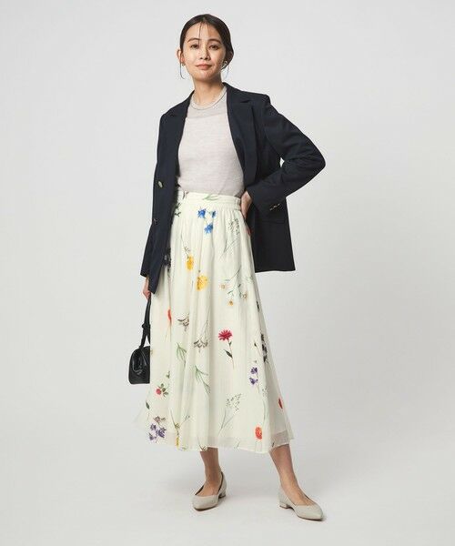 green label relaxing / グリーンレーベル リラクシング ロング・マキシ丈スカート | ［size SHORTあり］エアリーギャザー スカート | 詳細26