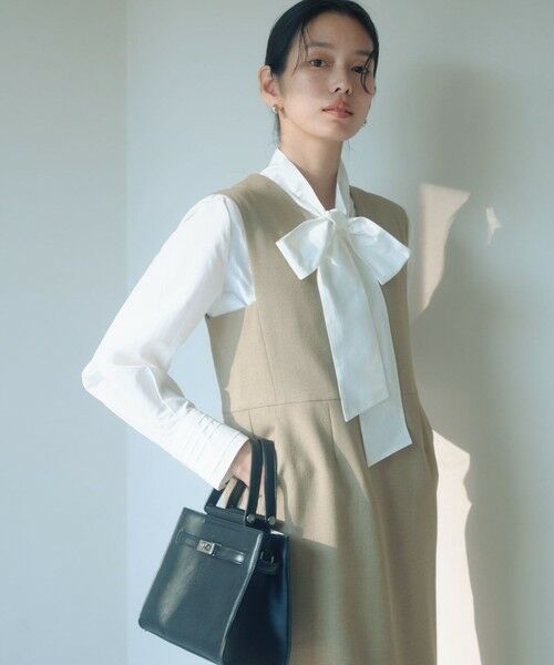 green label relaxing / グリーンレーベル リラクシング ロング・マキシ丈ワンピース | ［size SHORTあり］フルリー ジャンパースカート | 詳細1