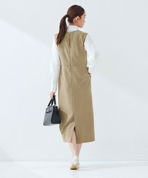 green label relaxing / グリーンレーベル リラクシング ロング・マキシ丈ワンピース | ［size SHORTあり］フルリー ジャンパースカート | 詳細6