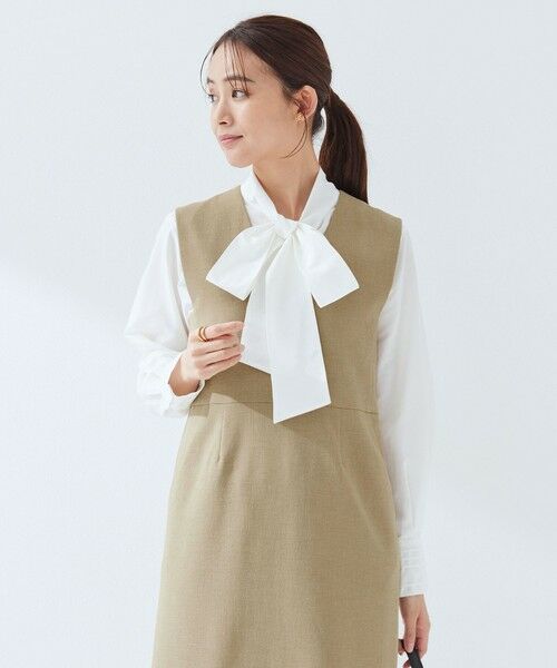 green label relaxing / グリーンレーベル リラクシング ロング・マキシ丈ワンピース | ［size SHORTあり］フルリー ジャンパースカート | 詳細7