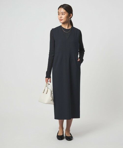 green label relaxing / グリーンレーベル リラクシング ロング・マキシ丈ワンピース | ［size SHORTあり］フルリー ジャンパースカート | 詳細13