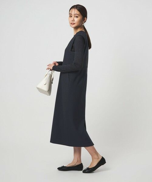 green label relaxing / グリーンレーベル リラクシング ロング・マキシ丈ワンピース | ［size SHORTあり］フルリー ジャンパースカート | 詳細14