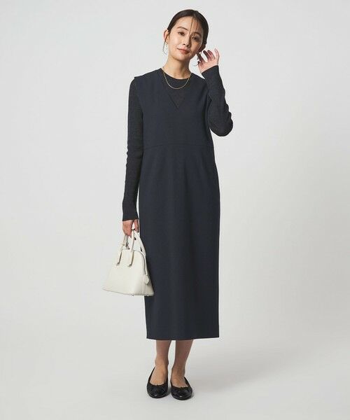 green label relaxing / グリーンレーベル リラクシング ロング・マキシ丈ワンピース | ［size SHORTあり］フルリー ジャンパースカート | 詳細16