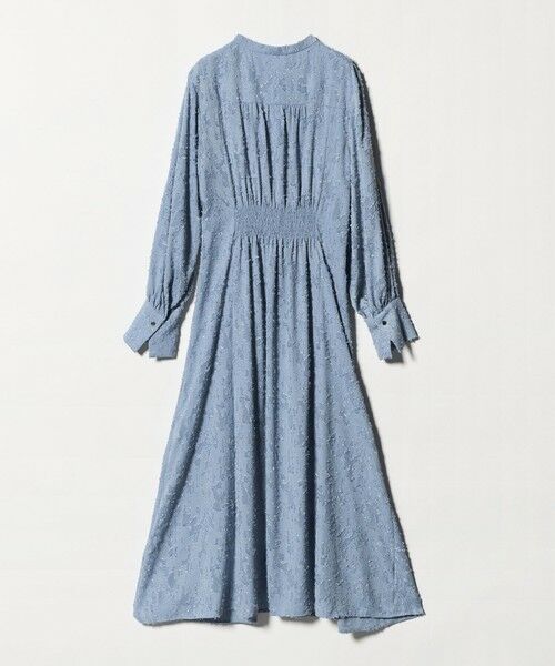 green label relaxing / グリーンレーベル リラクシング ロング・マキシ丈ワンピース | ジャガード ウエスト タック ワンピース 3 | 詳細1