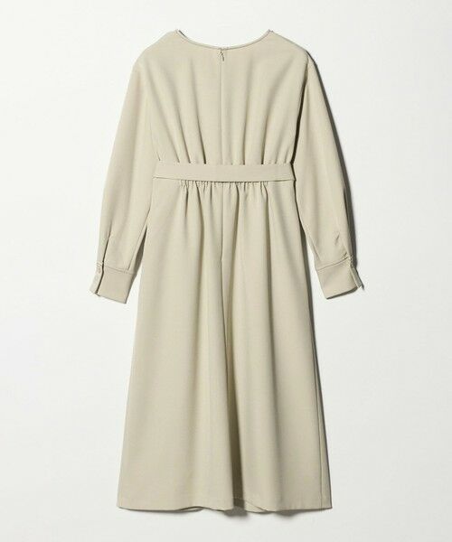 green label relaxing / グリーンレーベル リラクシング ロング・マキシ丈ワンピース | ステッチ タック セミフレア ワンピース | 詳細1