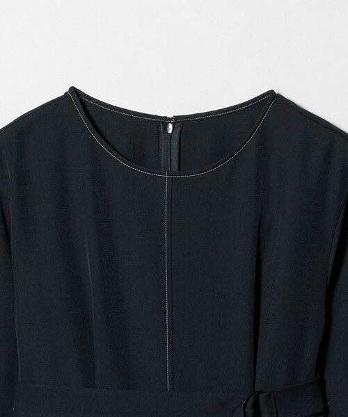 green label relaxing / グリーンレーベル リラクシング ロング・マキシ丈ワンピース | ステッチ タック セミフレア ワンピース | 詳細5