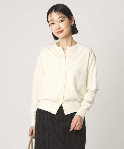 green label relaxing / グリーンレーベル リラクシング カーディガン・ボレロ | ＜1_OF MINE＞クルーネック ニット カーディガン | 詳細1