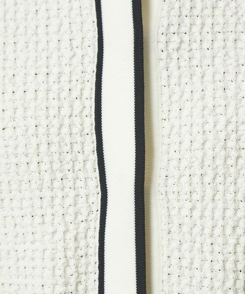 green label relaxing / グリーンレーベル リラクシング カーディガン・ボレロ | パイピング ノーカラー ニット カーディガン | 詳細5