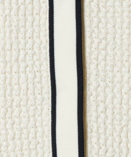 green label relaxing / グリーンレーベル リラクシング カーディガン・ボレロ | パイピング ノーカラー ニット カーディガン | 詳細9