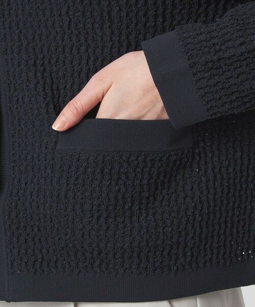 green label relaxing / グリーンレーベル リラクシング カーディガン・ボレロ | パイピング ノーカラー ニット カーディガン | 詳細19