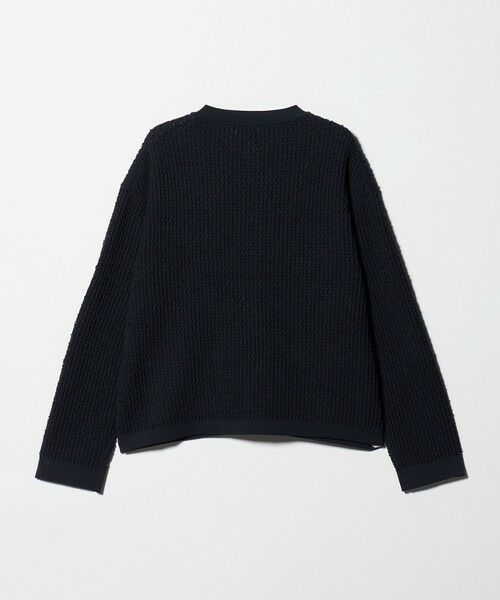 green label relaxing / グリーンレーベル リラクシング カーディガン・ボレロ | パイピング ノーカラー ニット カーディガン | 詳細23