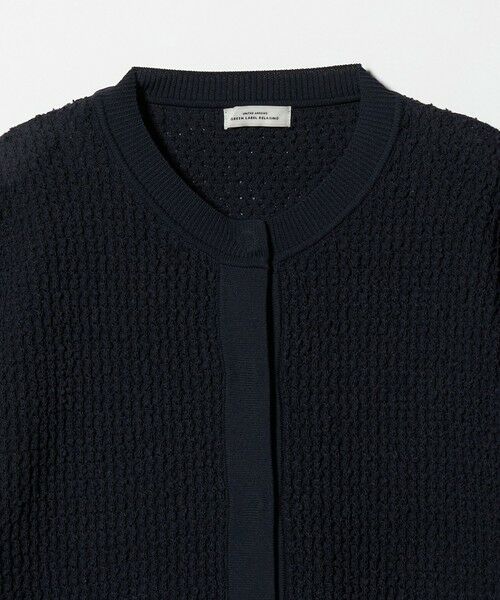 green label relaxing / グリーンレーベル リラクシング カーディガン・ボレロ | パイピング ノーカラー ニット カーディガン | 詳細24