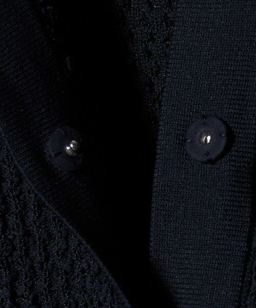 green label relaxing / グリーンレーベル リラクシング カーディガン・ボレロ | パイピング ノーカラー ニット カーディガン | 詳細27