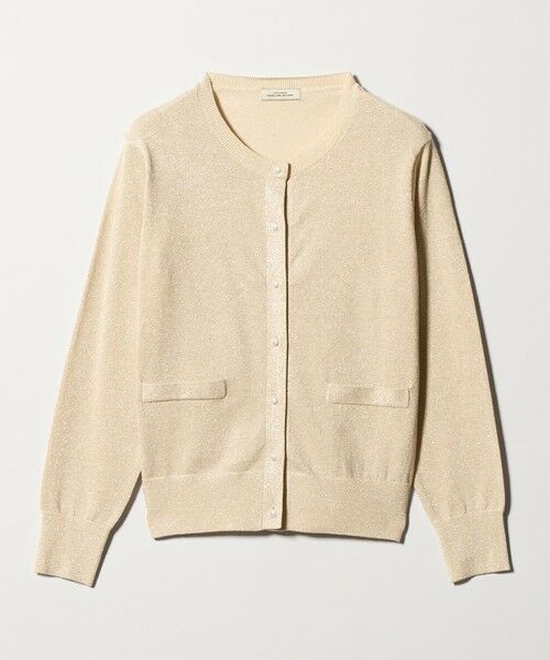 green label relaxing / グリーンレーベル リラクシング カーディガン・ボレロ | ラメ クルーネック ニット カーディガン | 詳細19