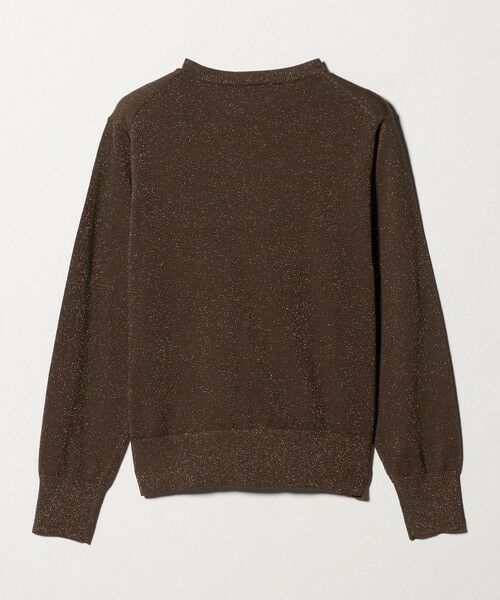 green label relaxing / グリーンレーベル リラクシング カーディガン・ボレロ | ラメ クルーネック ニット カーディガン | 詳細12