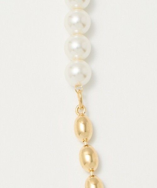 green label relaxing / グリーンレーベル リラクシング ネックレス・ペンダント・チョーカー | 2WAY ボールチェーン＆フェイクパール ネックレス | 詳細1