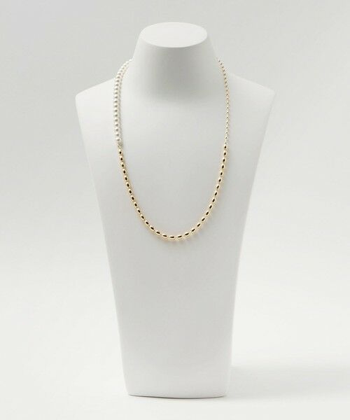 green label relaxing / グリーンレーベル リラクシング ネックレス・ペンダント・チョーカー | 2WAY ボールチェーン＆フェイクパール ネックレス | 詳細4