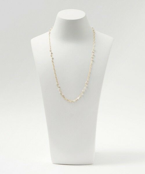 green label relaxing / グリーンレーベル リラクシング ネックレス・ペンダント・チョーカー | 2WAY チェーン フェイクパール コンビネックレス | 詳細4