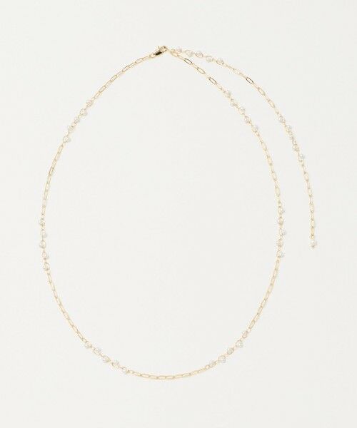 green label relaxing / グリーンレーベル リラクシング ネックレス・ペンダント・チョーカー | 2WAY チェーン フェイクパール コンビネックレス（GOLD）
