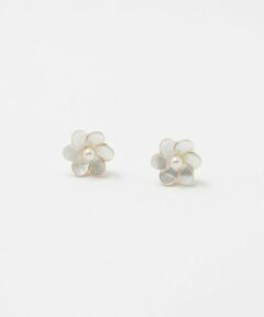 green label relaxing / グリーンレーベル リラクシング ピアス・イヤリング | シェル フラワー ピアス