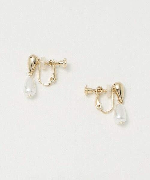 green label relaxing / グリーンレーベル リラクシング ピアス・イヤリング | シズクモチーフ イヤリング（GOLD）