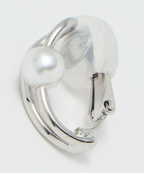 green label relaxing / グリーンレーベル リラクシング ピアス・イヤリング | ドロップフレーム＆フェイクパール イヤリング | 詳細5