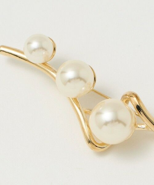 green label relaxing / グリーンレーベル リラクシング ブローチ・コサージュ | フェイクパール＆バー ブローチ | 詳細3