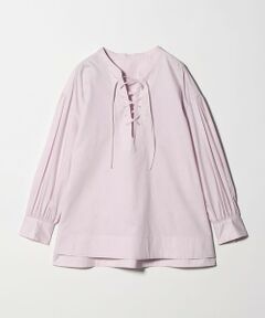 green label relaxing / グリーンレーベル リラクシング シャツ・ブラウス | レースアップ ブラウス
