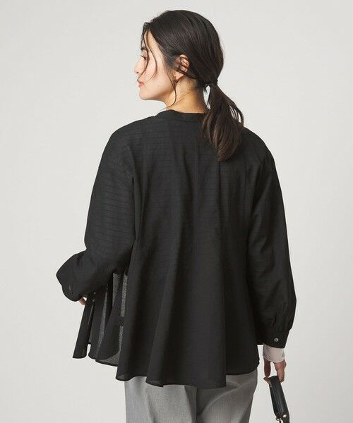 green label relaxing / グリーンレーベル リラクシング シャツ・ブラウス | ［size SHORTあり］ミルフィーユ フレア ブラウス | 詳細9