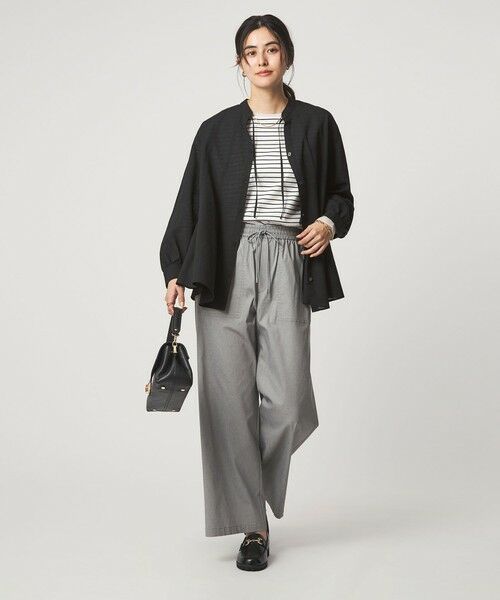 green label relaxing / グリーンレーベル リラクシング シャツ・ブラウス | ［size SHORTあり］ミルフィーユ フレア ブラウス | 詳細11