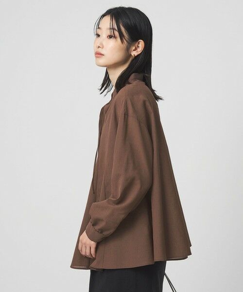 green label relaxing / グリーンレーベル リラクシング シャツ・ブラウス | ［size SHORTあり］ミルフィーユ フレア ブラウス | 詳細13