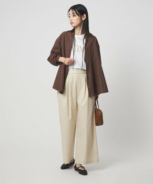 green label relaxing / グリーンレーベル リラクシング シャツ・ブラウス | ［size SHORTあり］ミルフィーユ フレア ブラウス | 詳細18