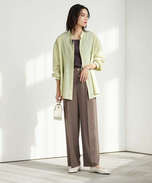 green label relaxing / グリーンレーベル リラクシング シャツ・ブラウス | ［size SHORTあり］ミルフィーユ フレア ブラウス | 詳細29